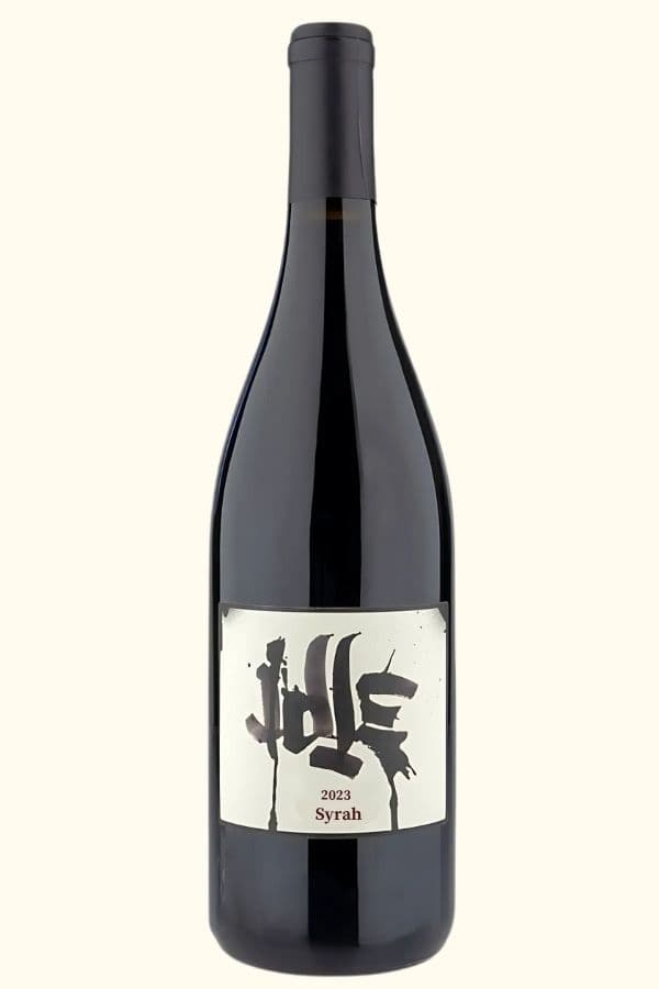 syrah by idle cellars red wine in sonoma county